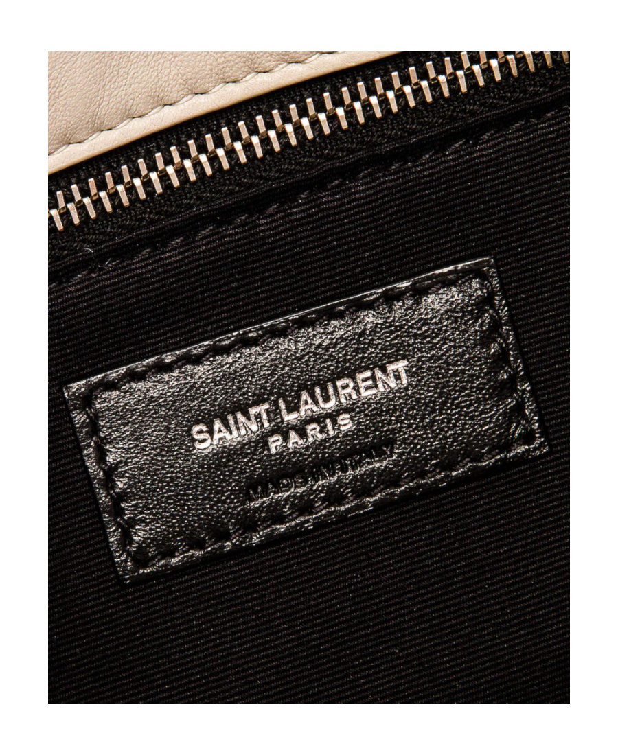 Saint Laurent Loulou Shoulder Bag In White
