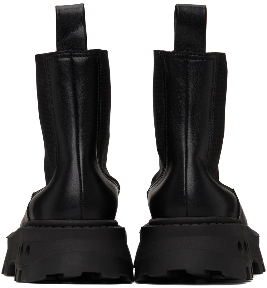 Simon Miller Round Head And Ankle Boots In Black