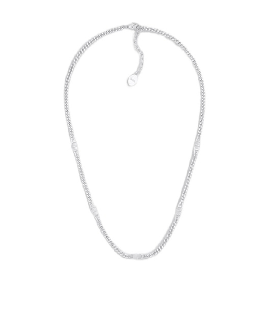 DIOR CD ICON THIN CHAIN LINK NECKLACE