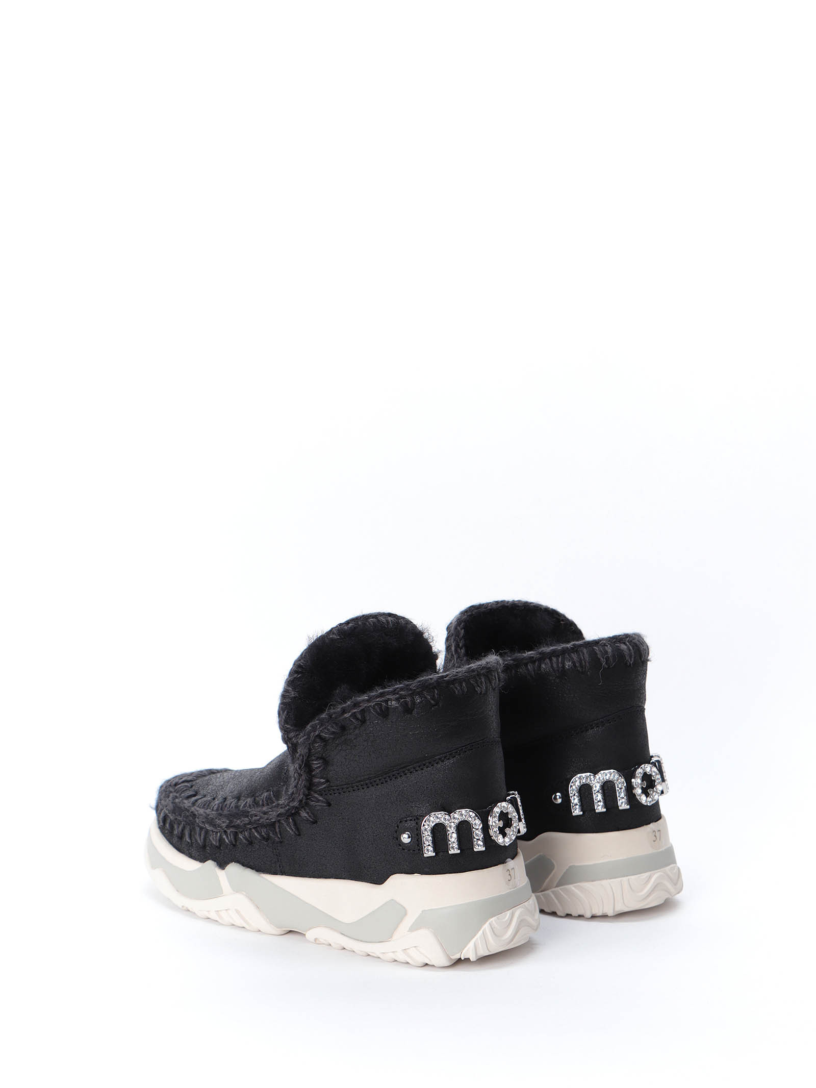 Mou Eskimo Ankle Boots In Black