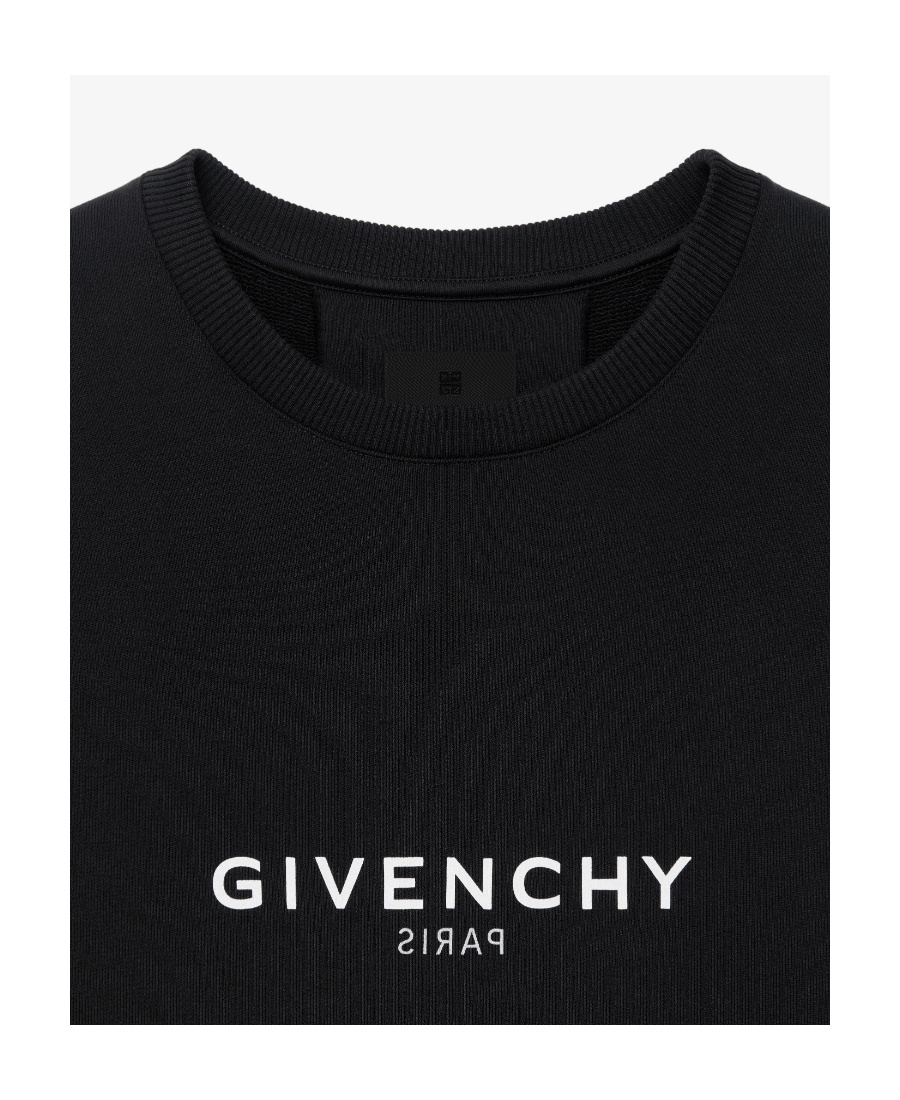 GIVENCHY SLIM FIT SWEATSHIRT IN PRINTED FELPA
