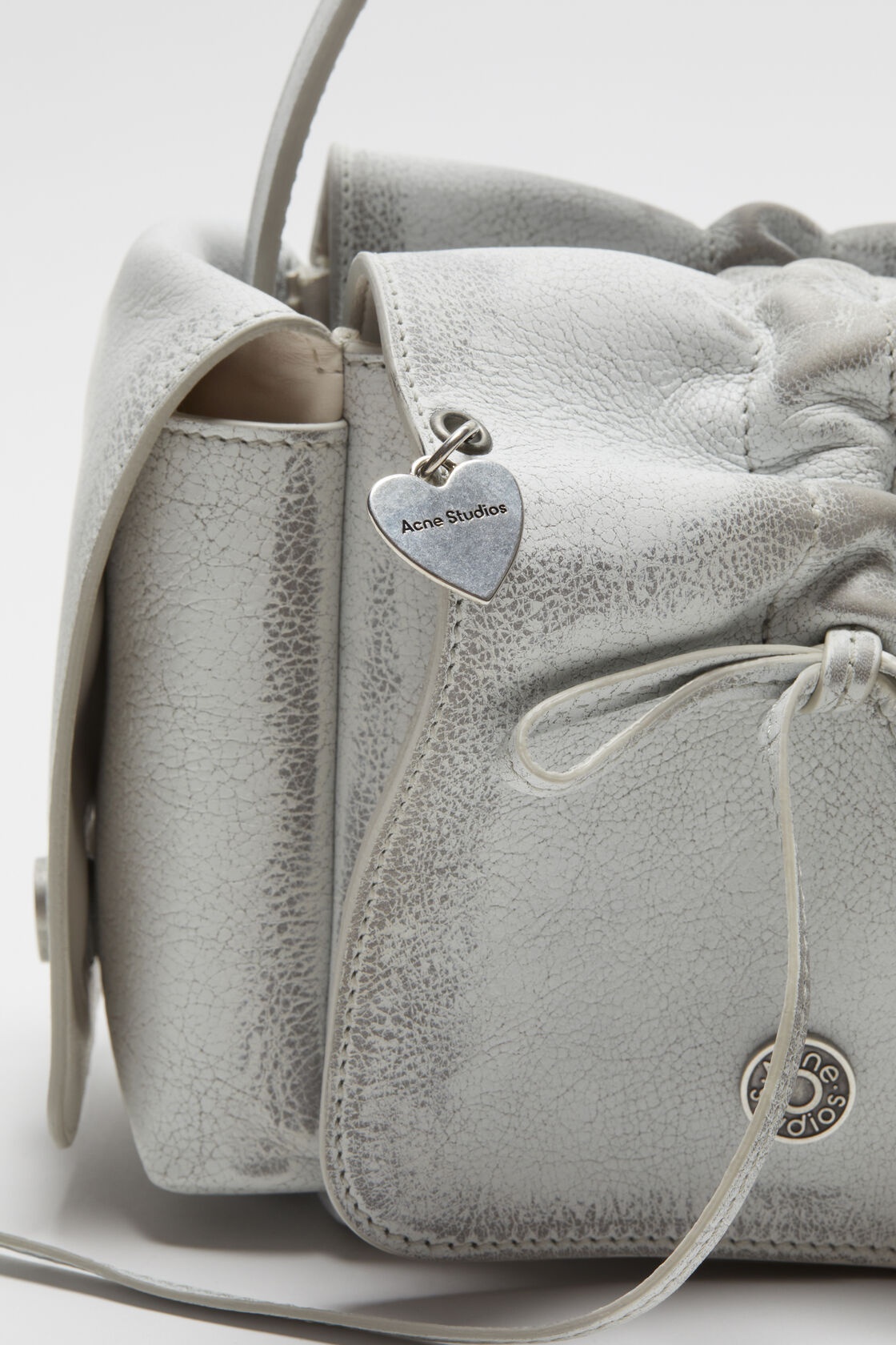 Acne Studios Balmain Balmain Grey High-neck Wool Sweater With Gold Buttons In Gray