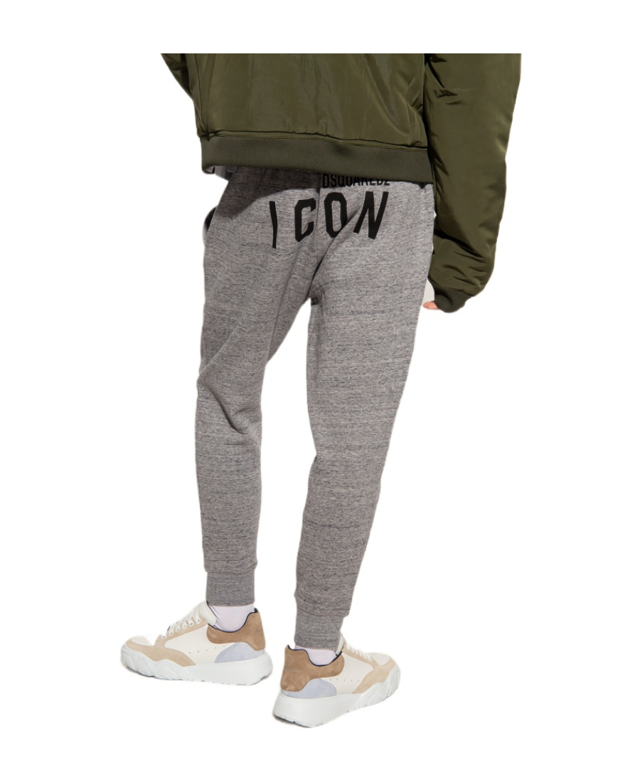 Shop Dsquared2 Icon Logo-print Track Pants In Gray