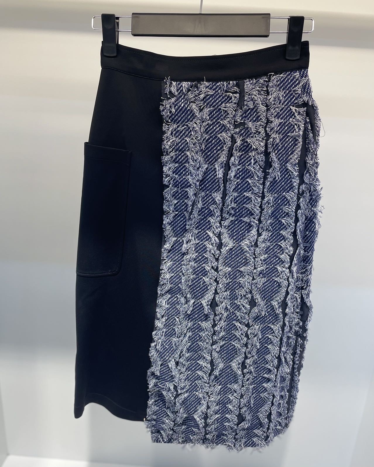 Sportmax Stitched Design Skirt In Black