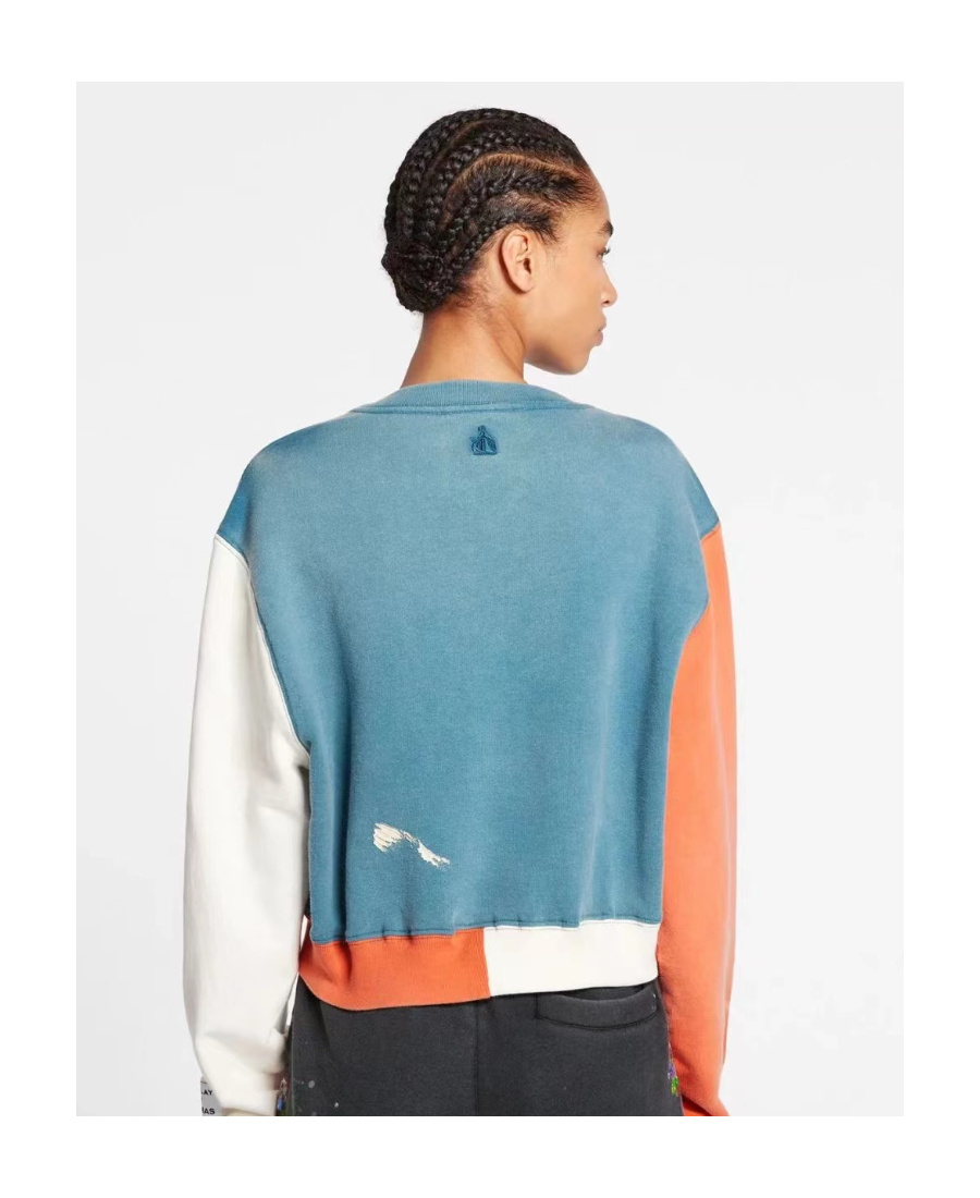 Lanvin Logo Hoodie In Blue