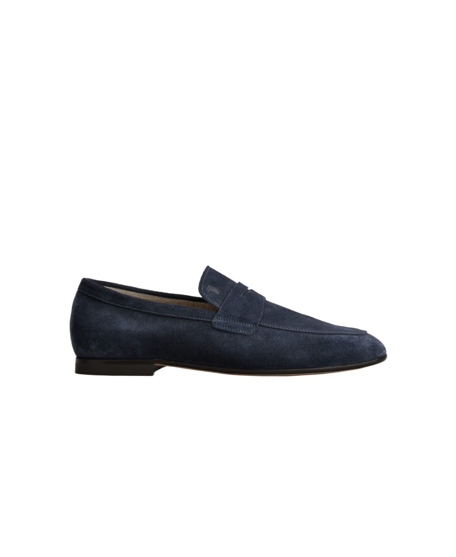 Tod's Mens Tods Mocassino Destrut 13l Suede Loafers In Black