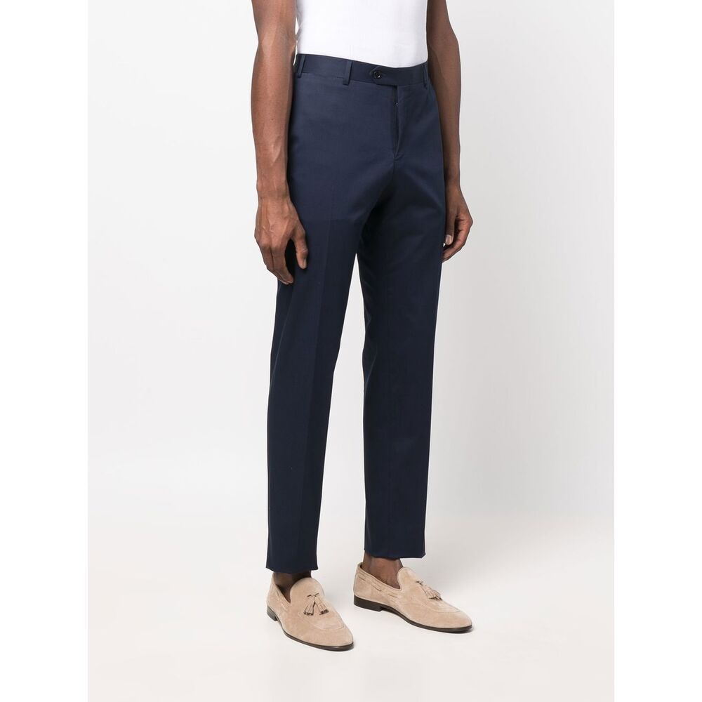 Canali Belt-loop Formal Trousers In Black