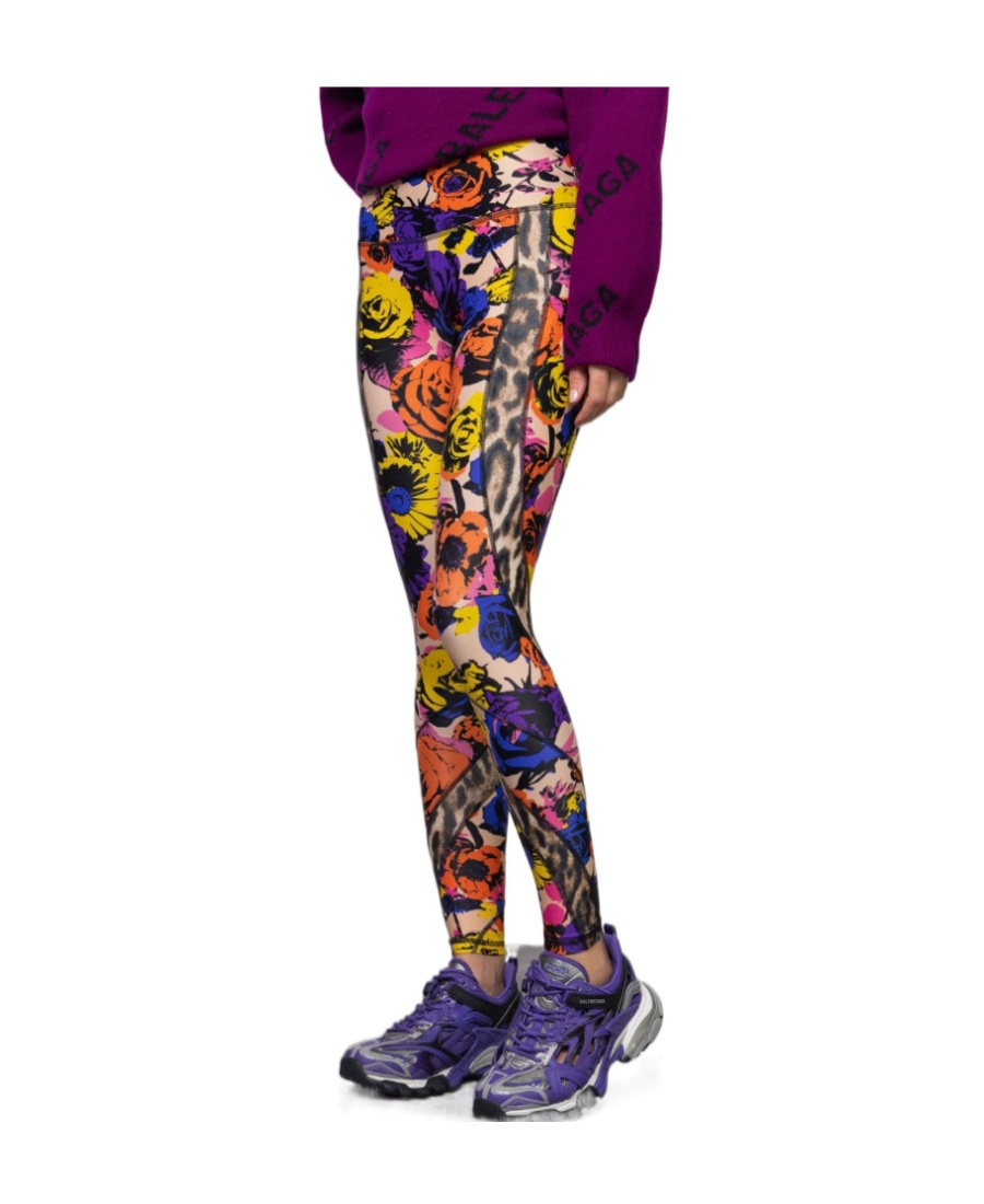 R13 Multicolor Logo Leggings In Multicolor