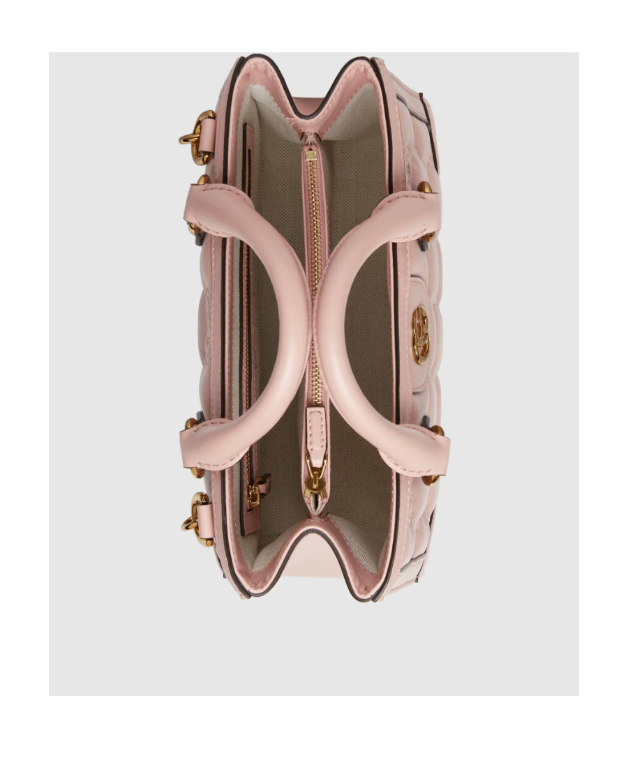 Gucci Gg Logo-embossed Mini Tote Bag In Nude