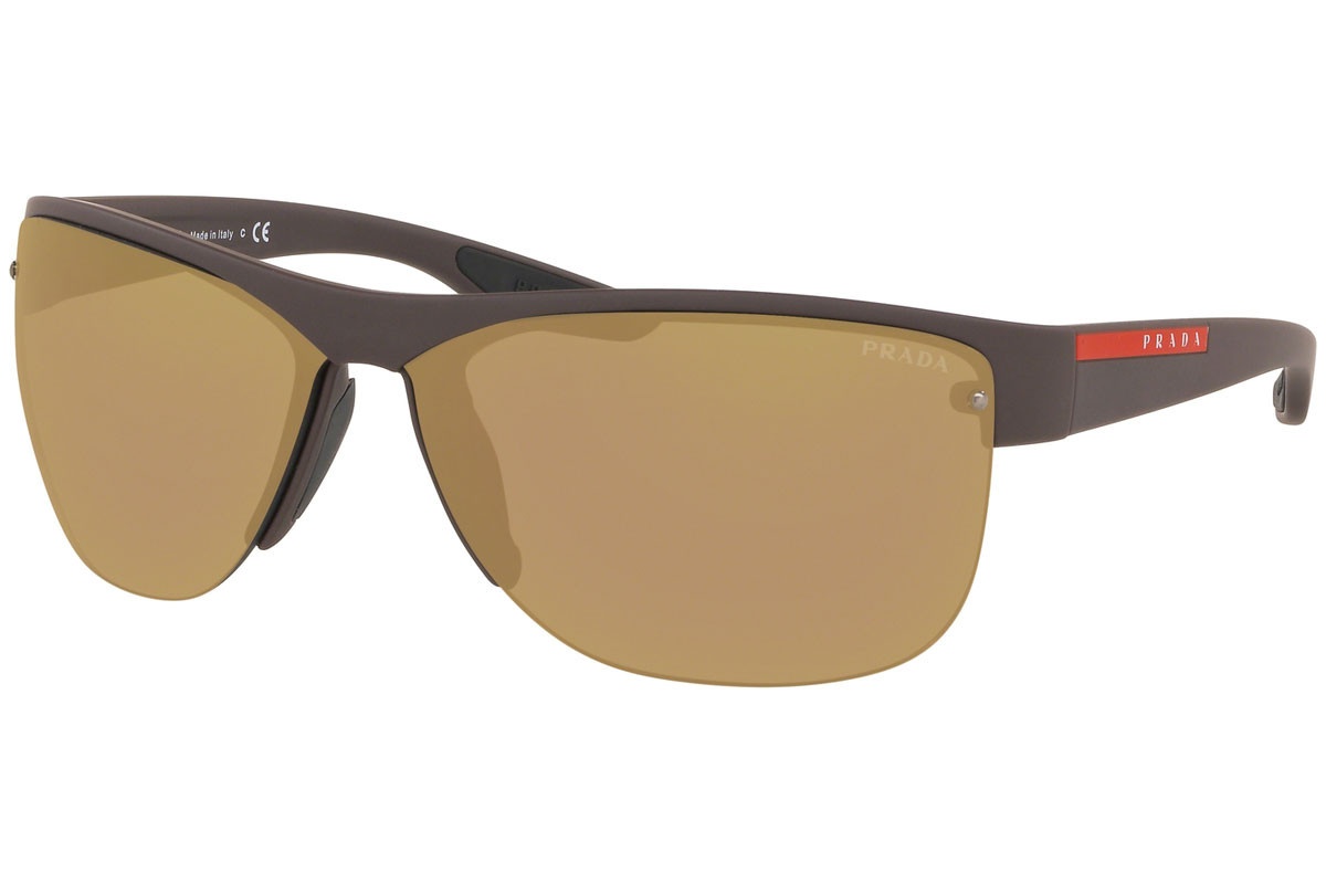 Prada Logo Sunglasses In Nude