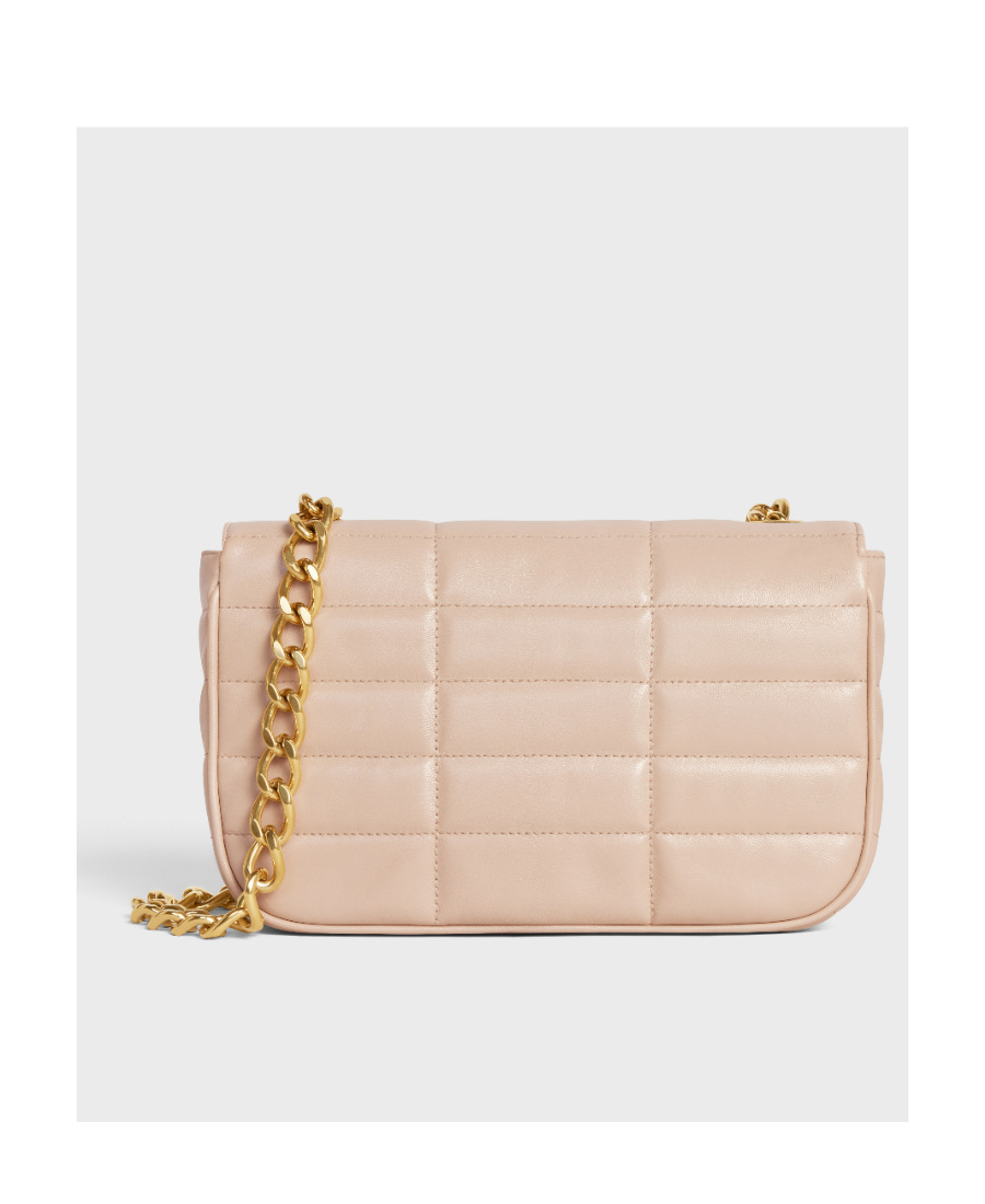 Celine Luxurious Beige Shoulder Handbag For Fashion-forward Women In Nude
