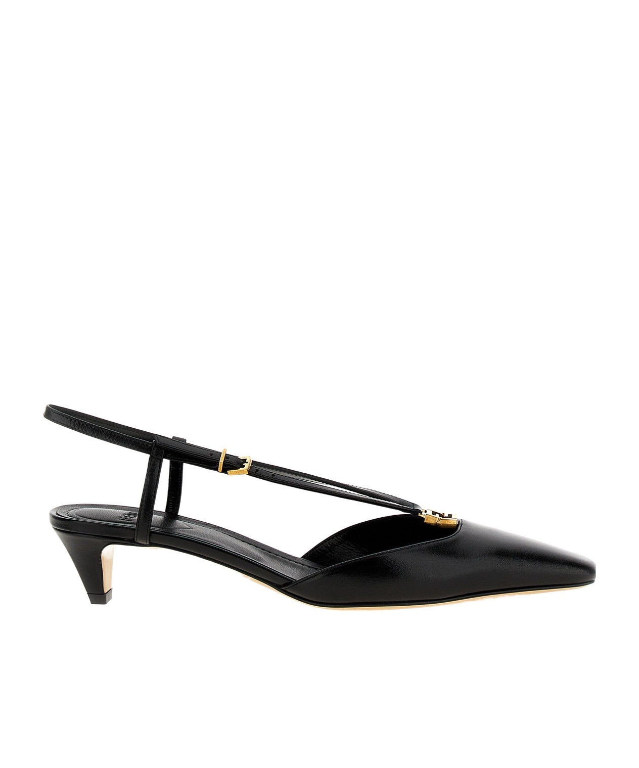 Shop Fendi High-heeled Sandals In Black