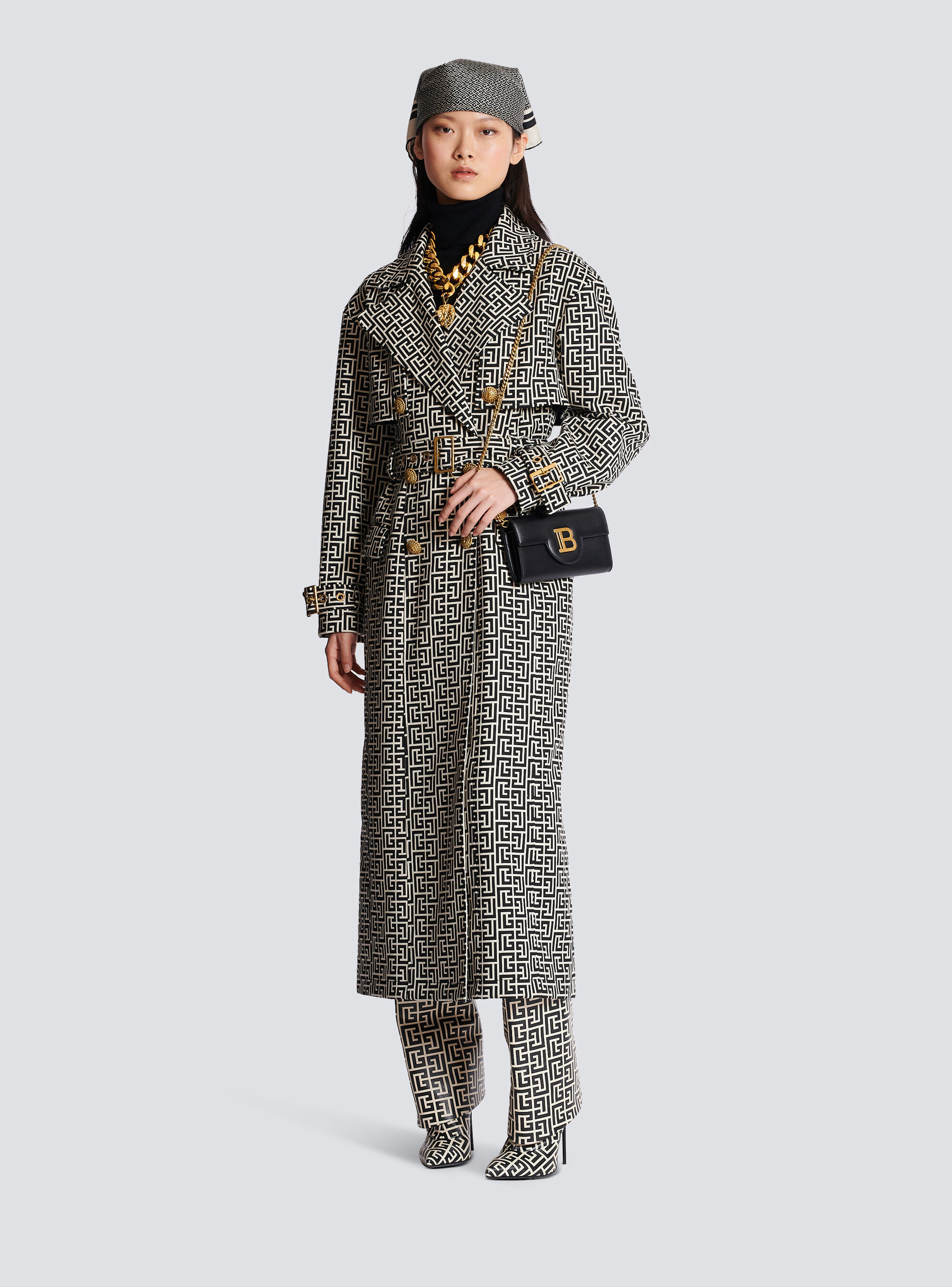 Balmain B-buzz Leather Wallet In Black