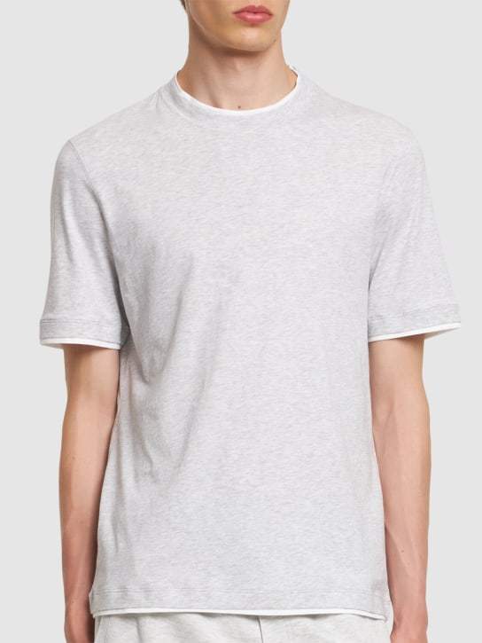Brunello Cucinelli Item O-neck Short-sleeved T-shirt