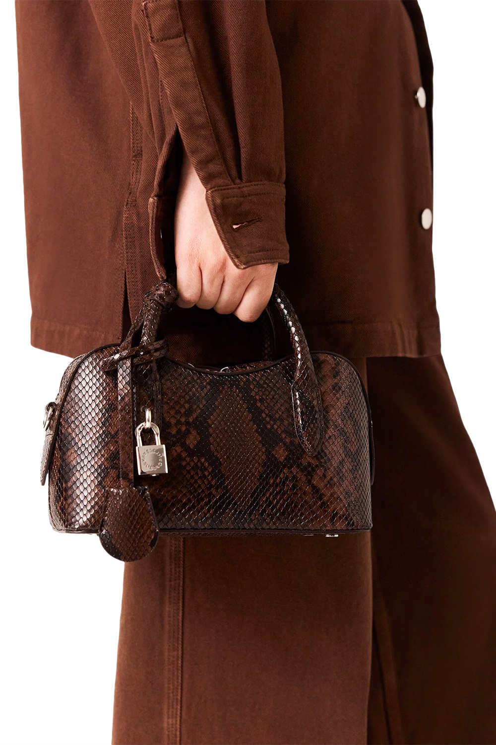 Stella Mccartney Ryder Sm Xbody Eco Micely Snak In Brown
