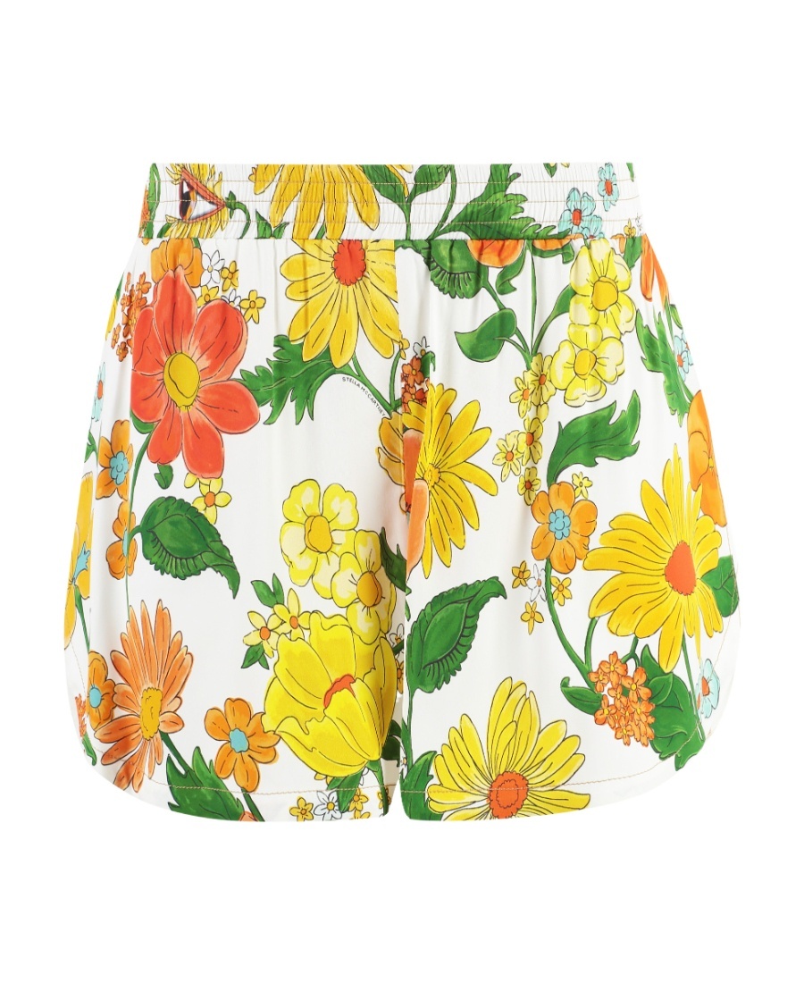 Stella Mccartney Shorts Garden In Multicolor