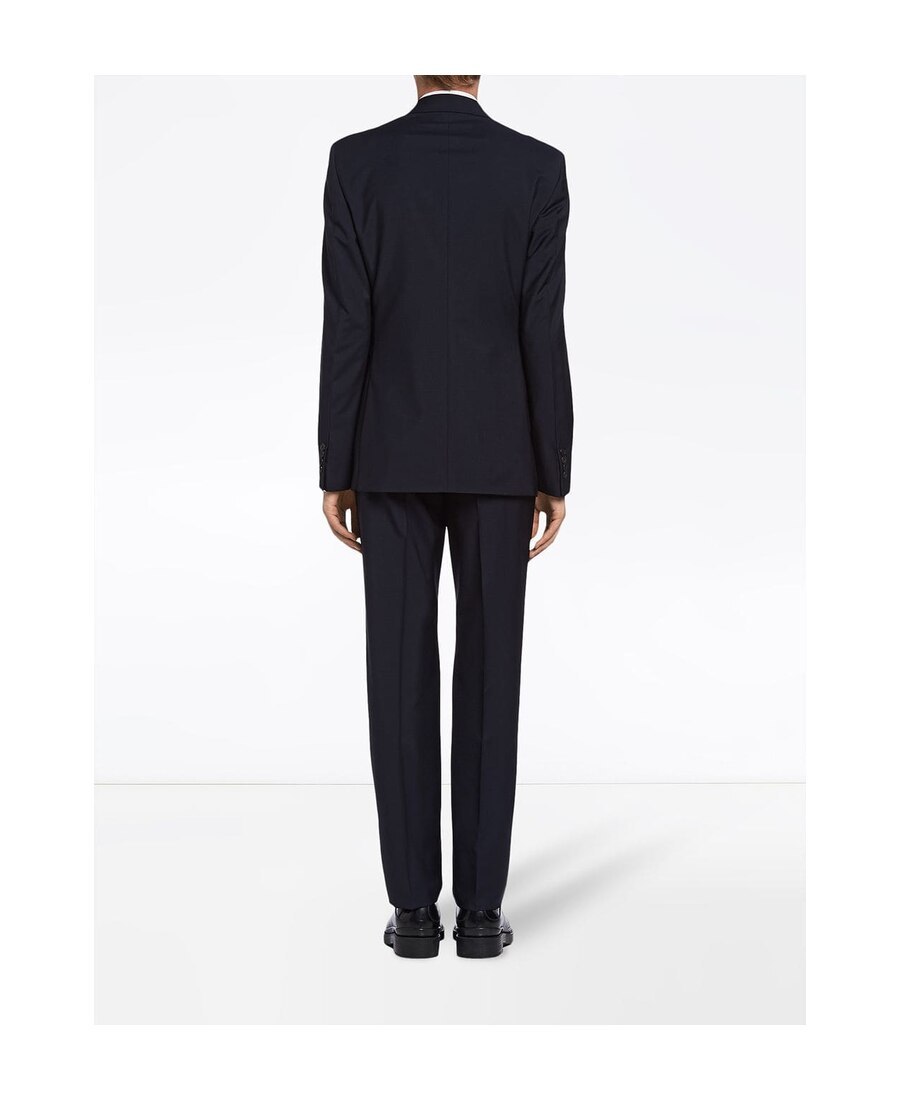 Prada Blue Wool Suit In Blue