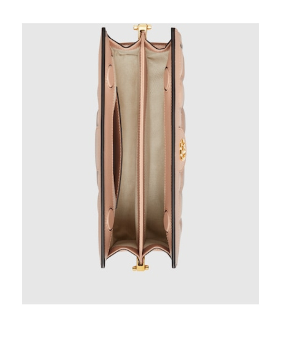 Gucci Women's Gg Matelassã© Small Crossbody Bag In Nude