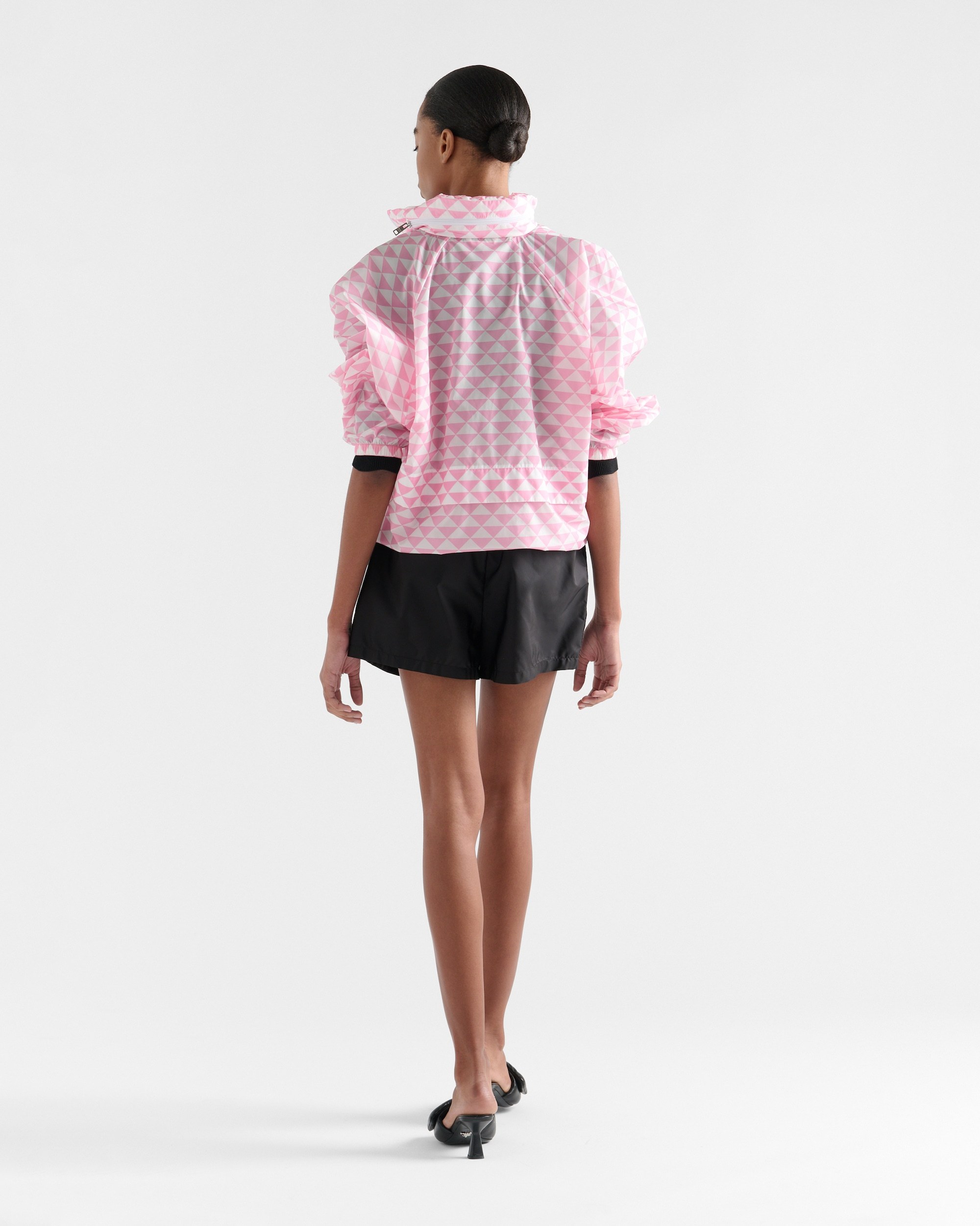 Prada Shorts Mit Hohem Bund In Black