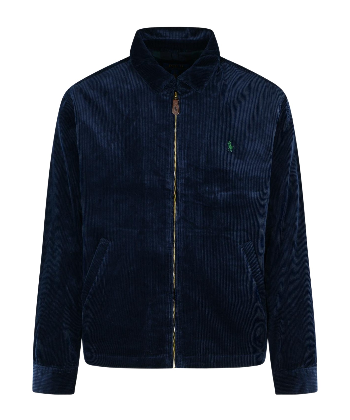 Polo Ralph Lauren Logo-embroidered Cotton-corduroy Jacket In Blue