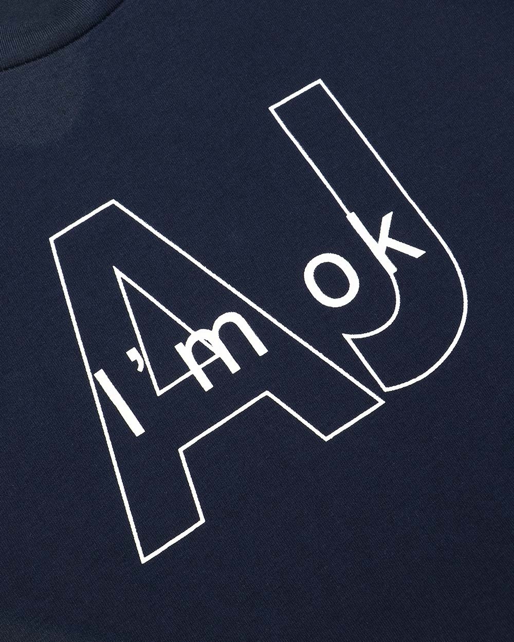 Armani Jeans Printed T-shirt In Black