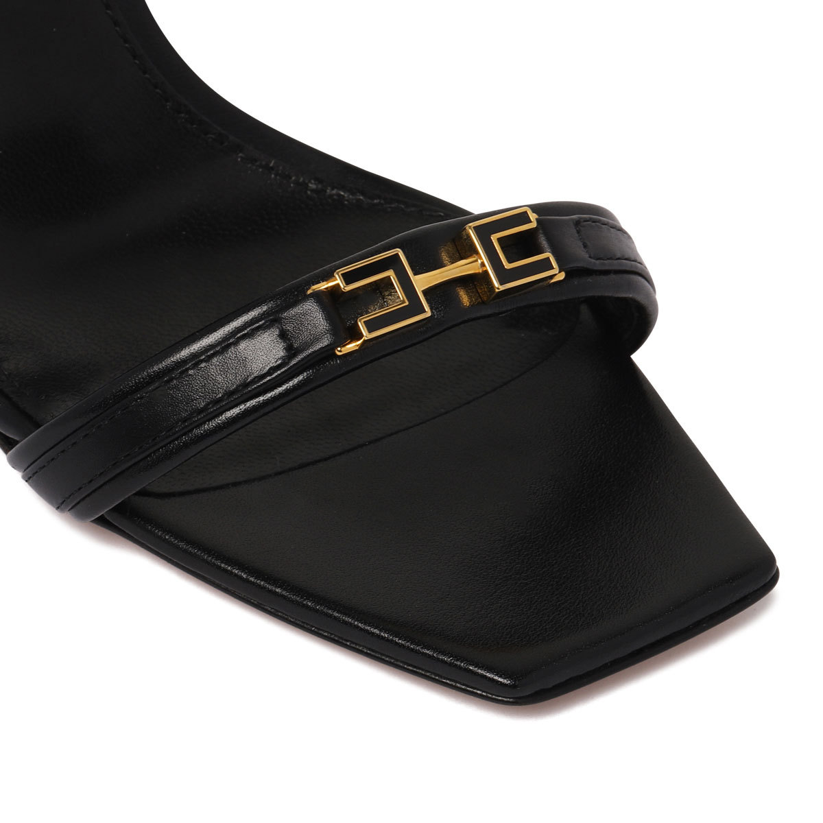 Elisabetta Franchi Square Toe High Heel Sandals