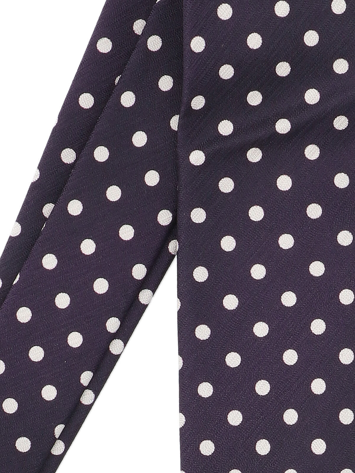 Tom Ford Dotted Pointed Tip Ties In Blue