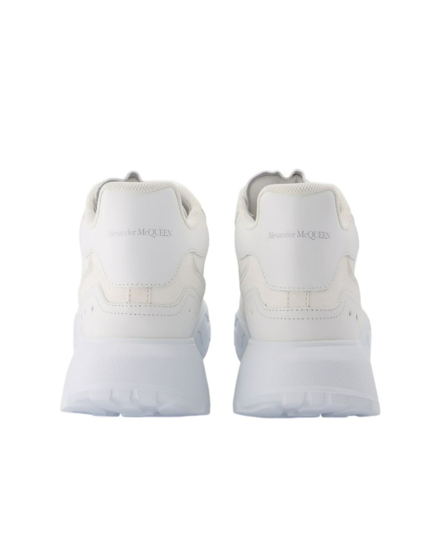 Alexander Mcqueen Court Sneakers - - Leather - Grey In White