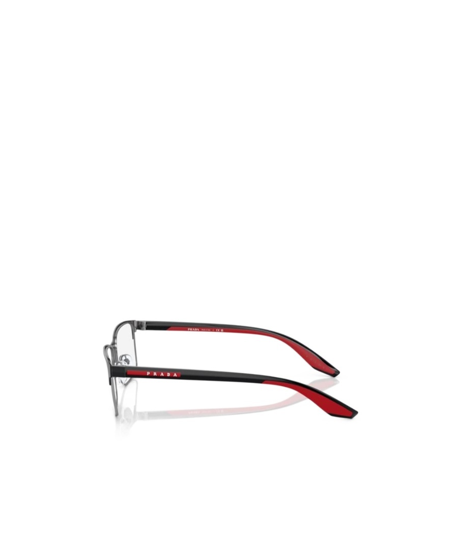 Prada Logo-plaque Square-frame Glasses In Multicolor