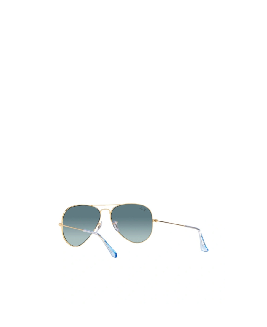 Ray Ban Womens Gold Rb3025 Branded-lens Aviator-frame Metal Sunglasses In Green