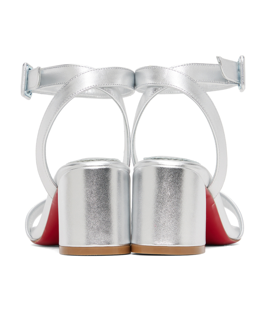 Christian Louboutin Miss Sabina 55 High Heeled Sandals In White