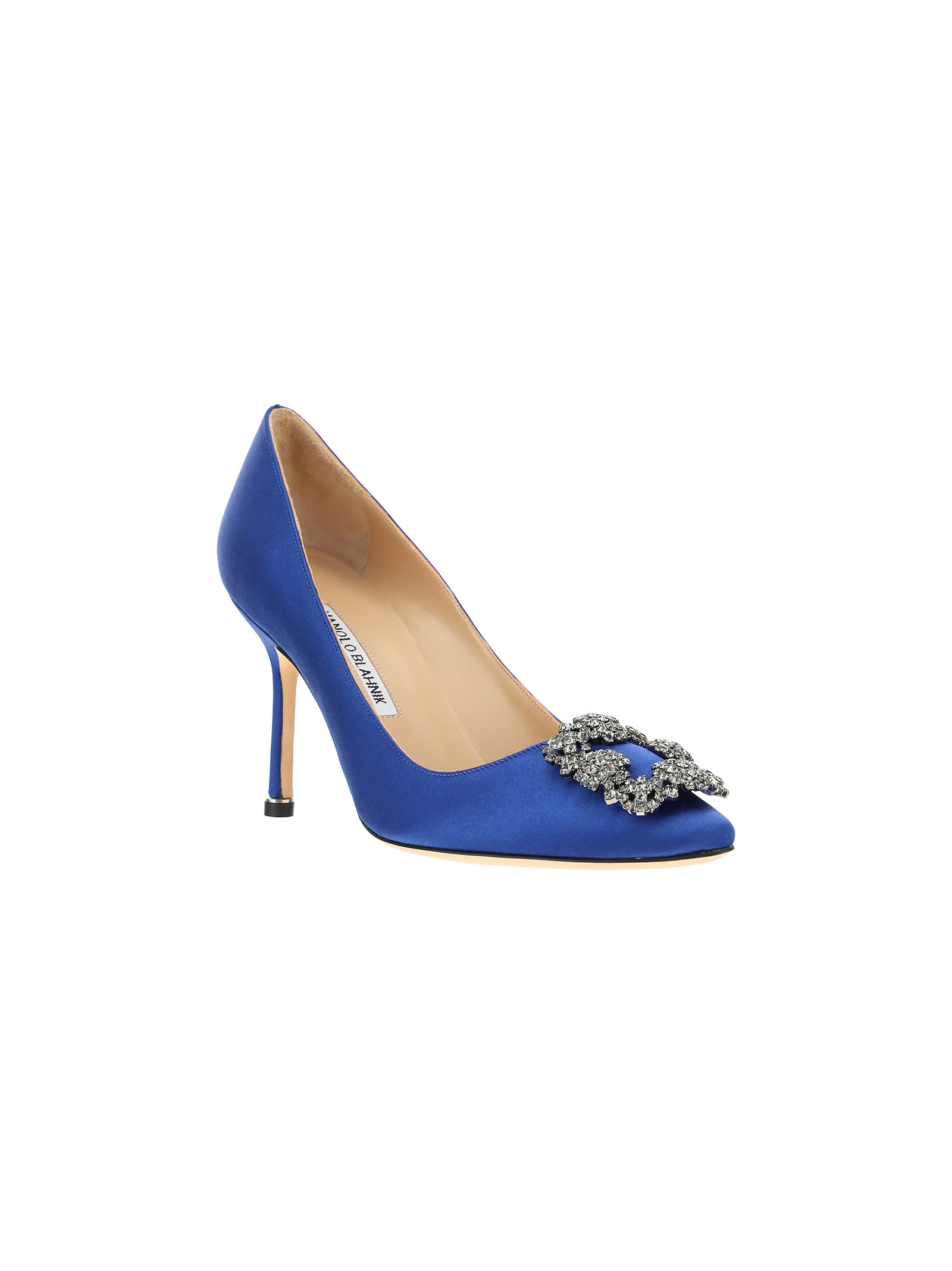 MANOLO BLAHNIK HANGISI 85MM POINTED PUMPS