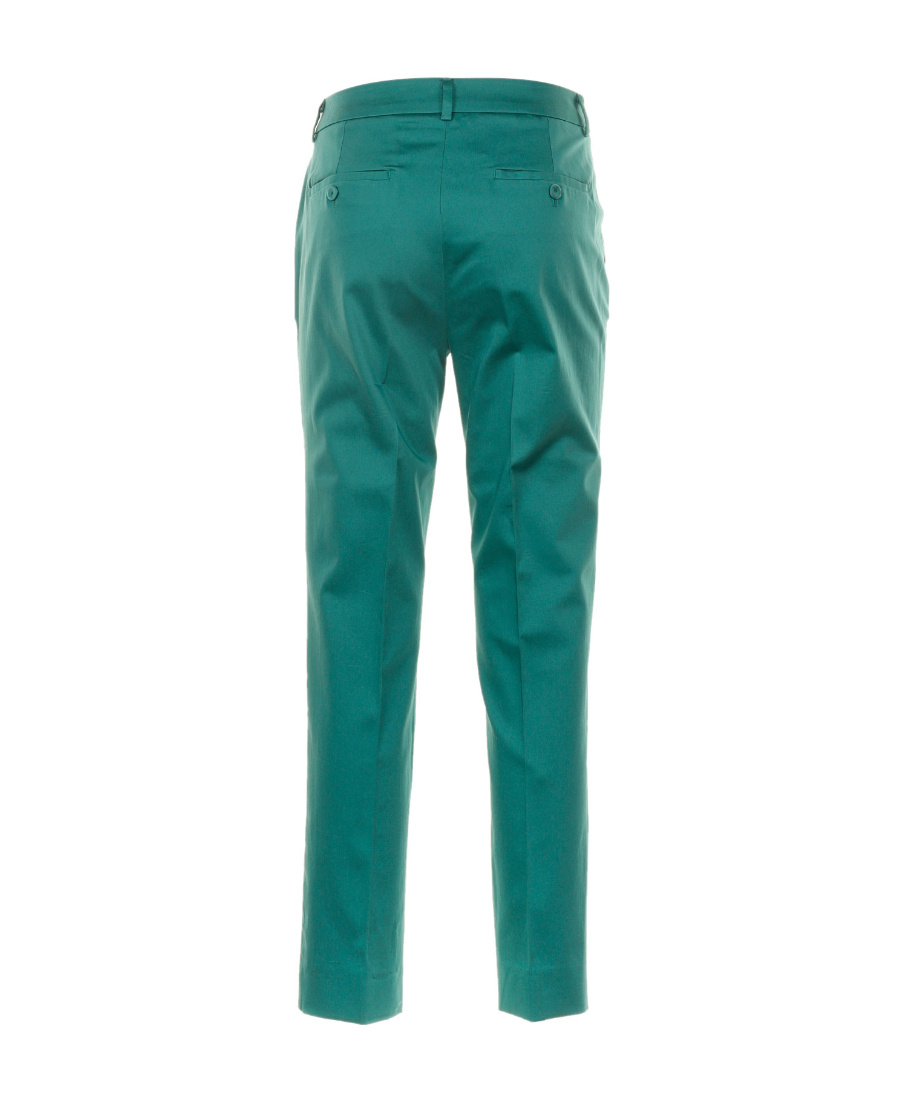 Weekend Max Mara Straight Casual Pants In Green
