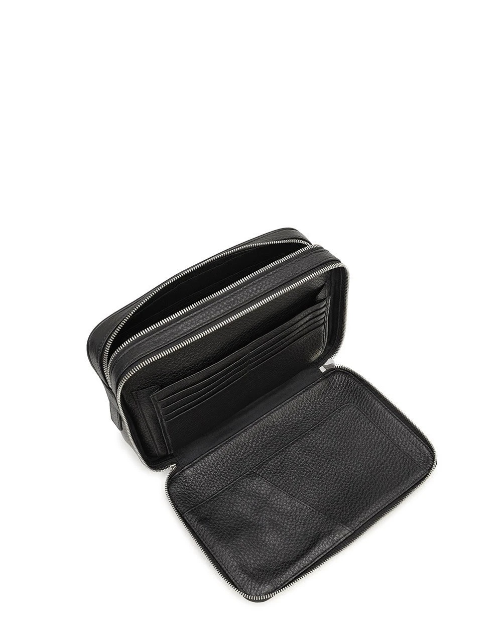 Bally Zippered Clutch In Black