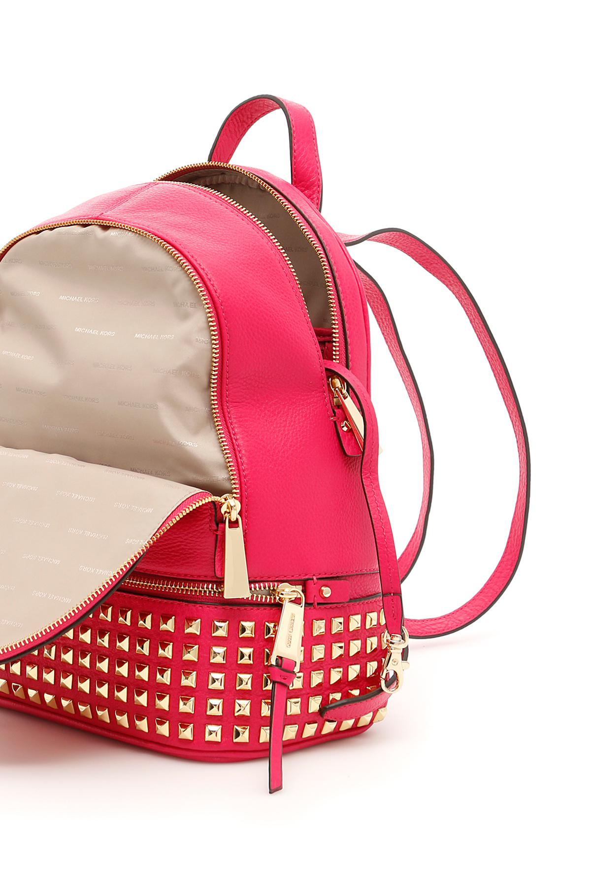 Michael Kors Rhea Large Backpack In Pink