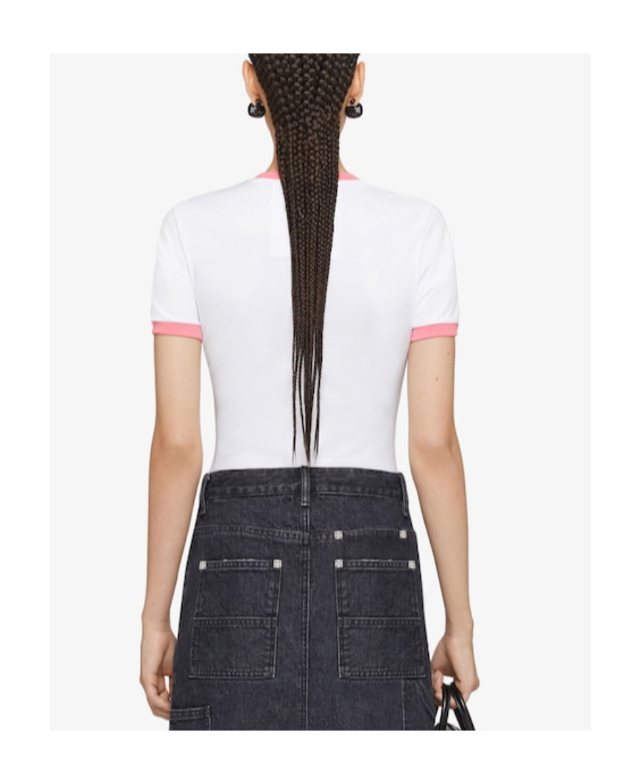 Givenchy Logo-print Round-neck Stretch-cotton T-shirt In White