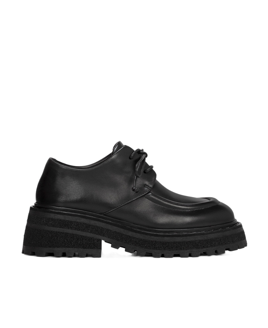 Marsèll Ridged-sole Derby Shoes In Black