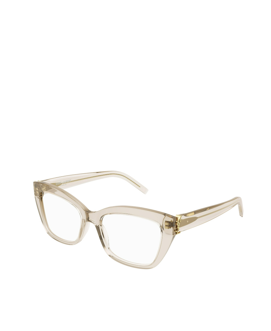 Saint Laurent Logo Flat Mirror In White