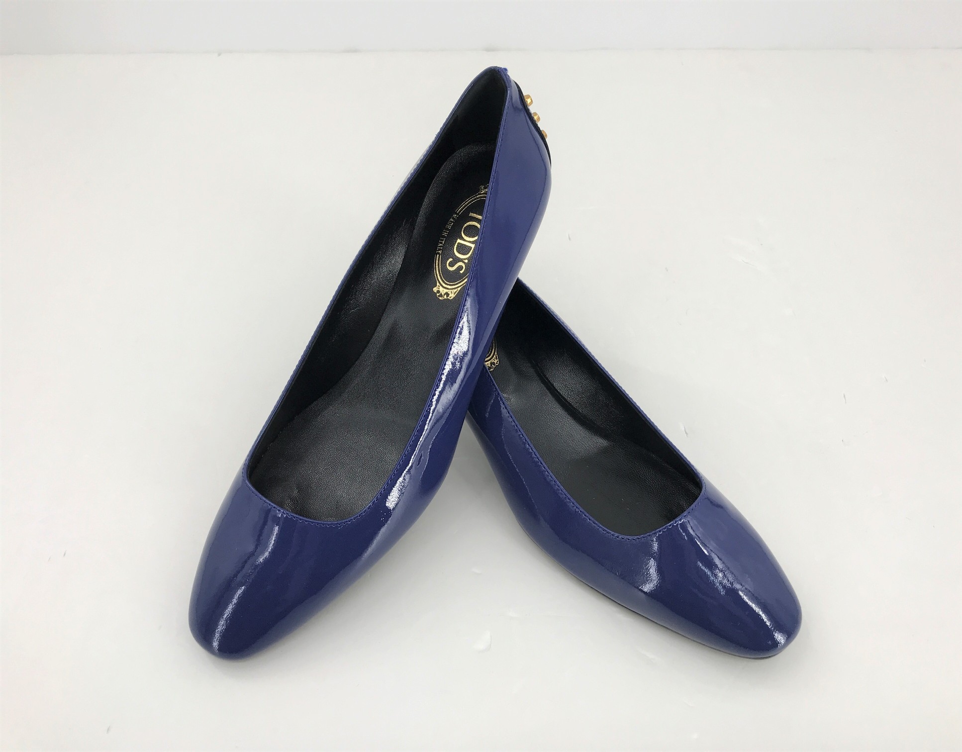 Tod's Logo Details High Heels In Blue