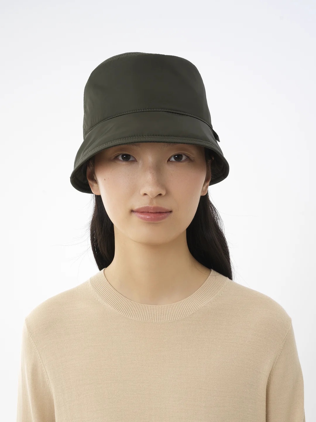 Chloé Romy Bucket Hat Black Size S 100% Polyamide In Black