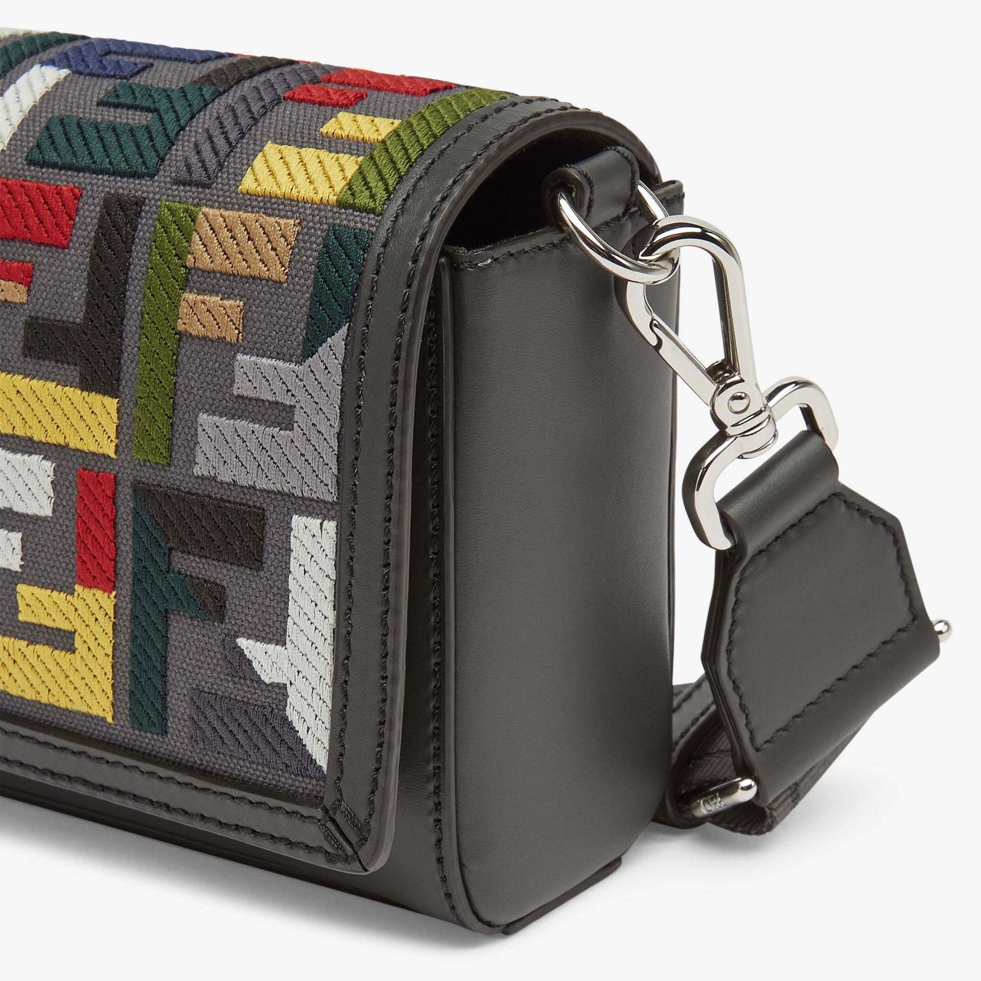 Fendi Compact Crossbody Bags Multicolor In Black