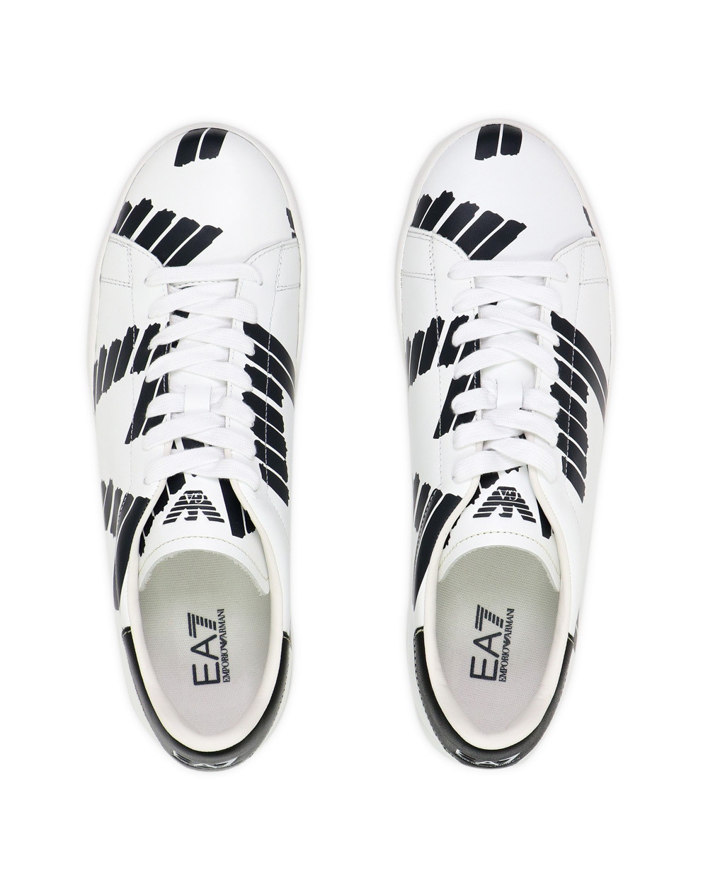 EA7 LOGO LACING CASUAL SNEAKERS