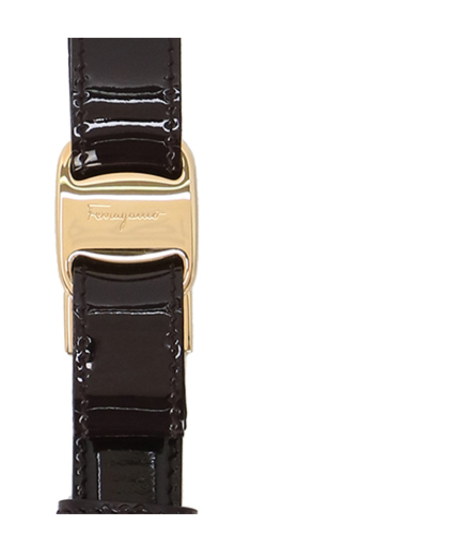 Ferragamo Metal Head Belt In Black