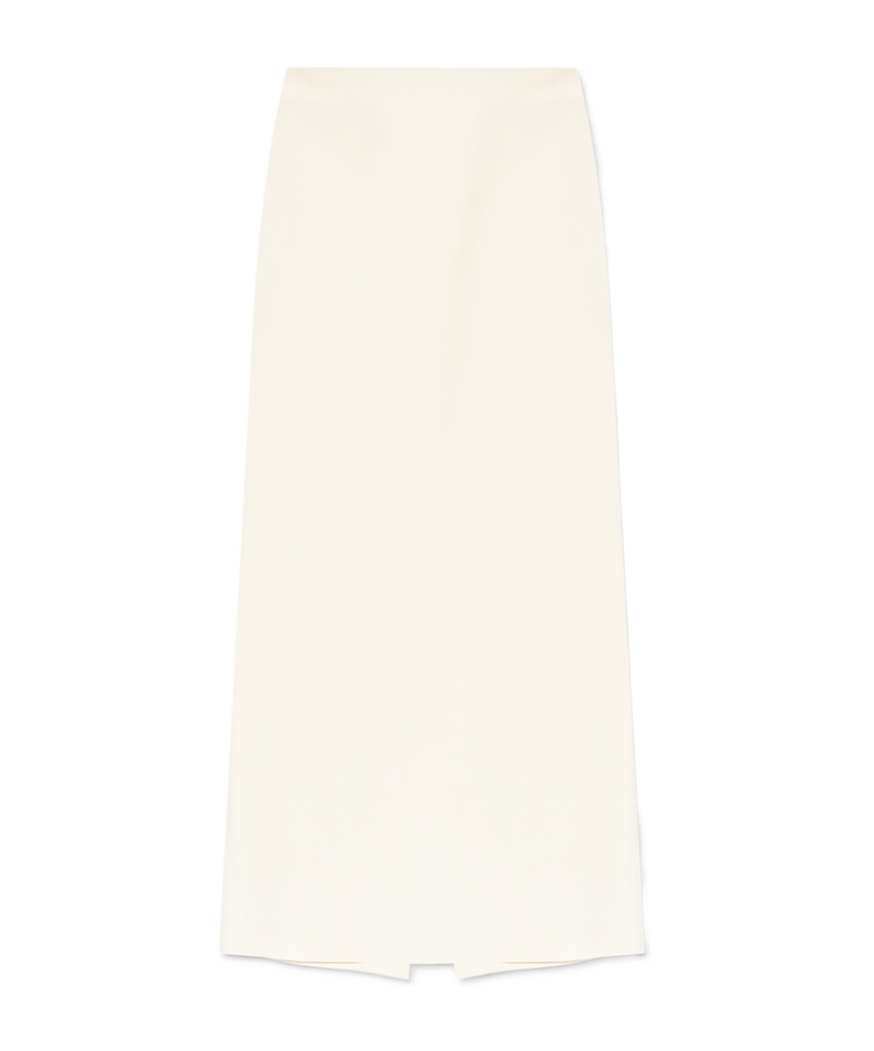 Shop Ferragamo Salvatore High-waist Straight Hem Maxi Skirt In White