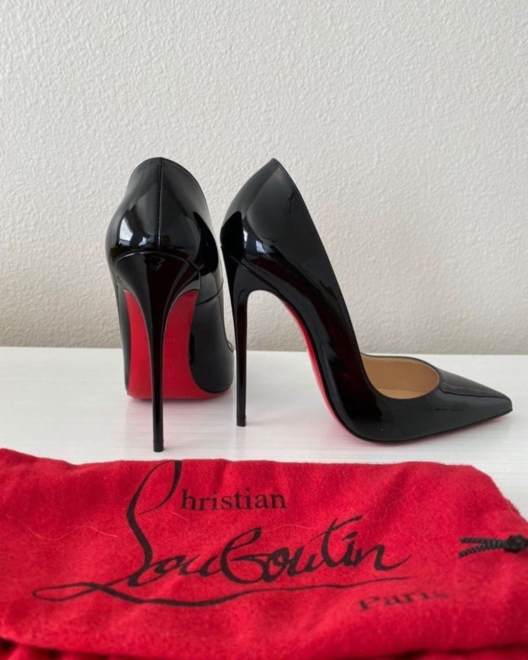 Shop Christian Louboutin Stiletto Pumps In Black