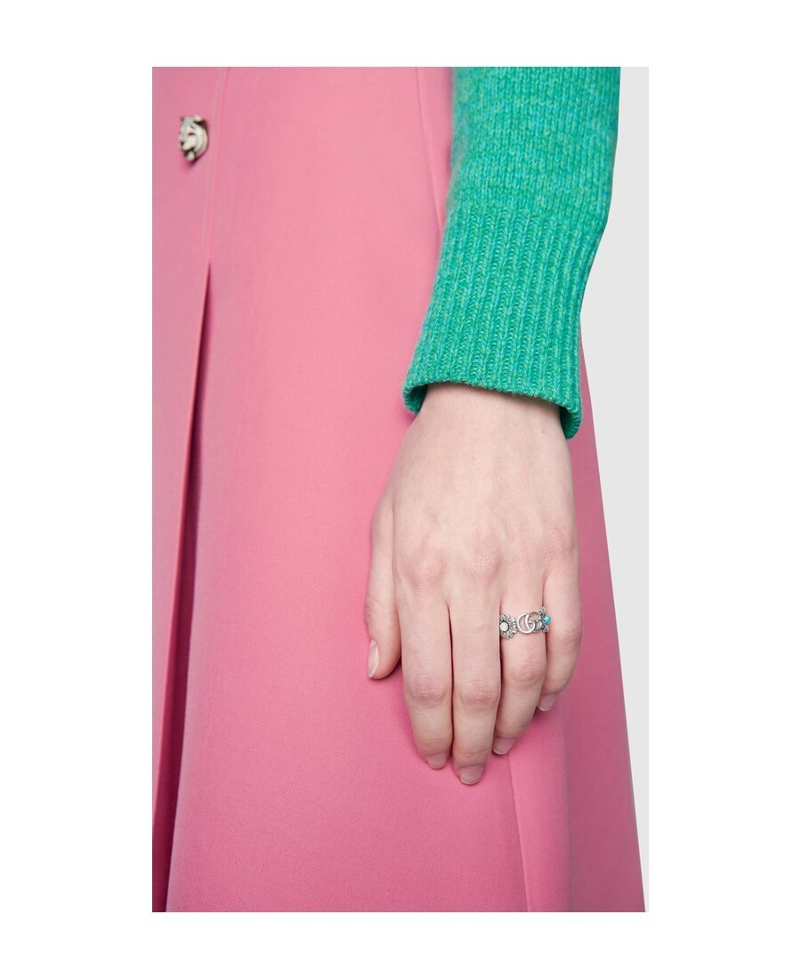 Gucci Double G Flower Ring