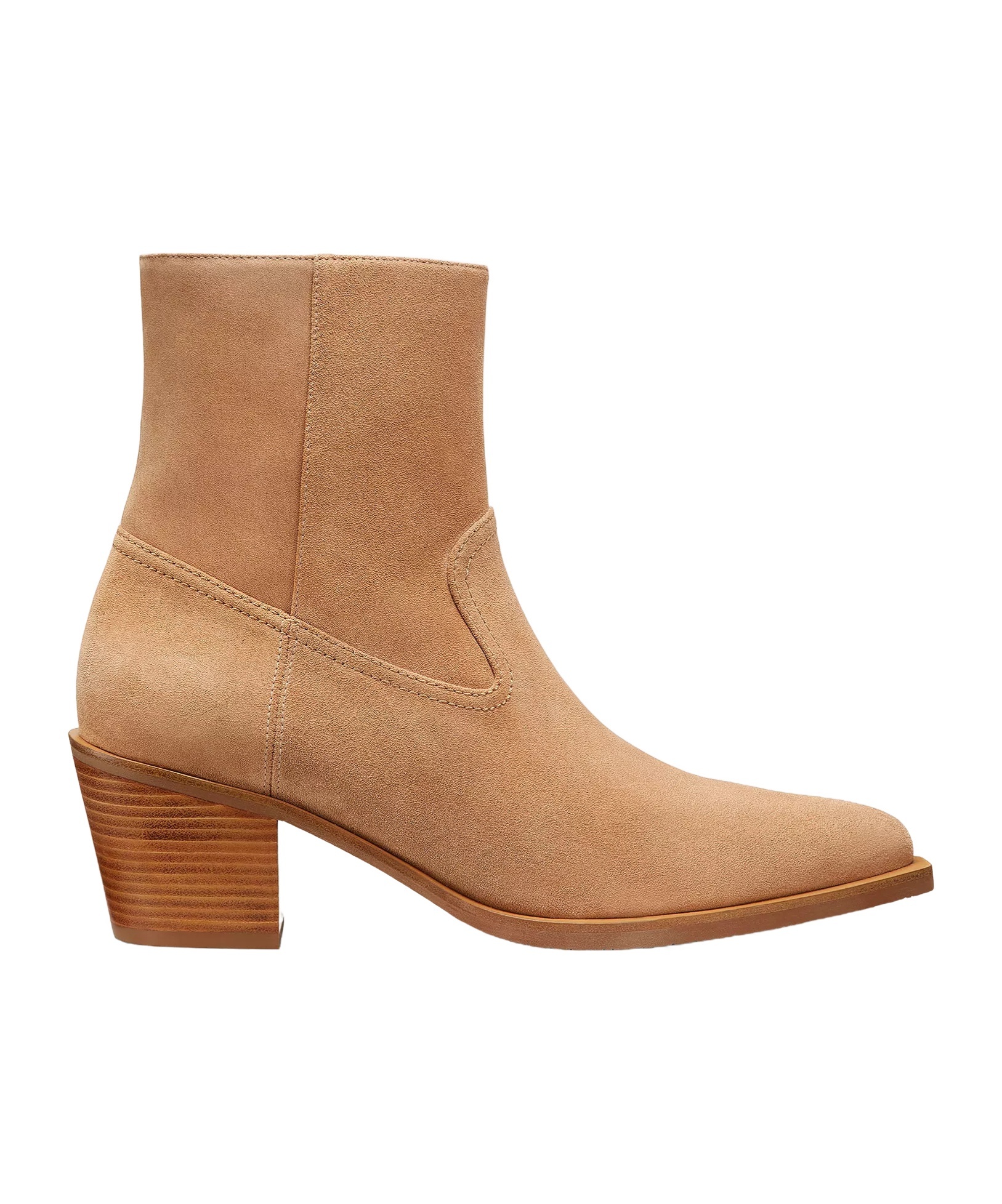 Stuart Weitzman Tate Bootie In Brown