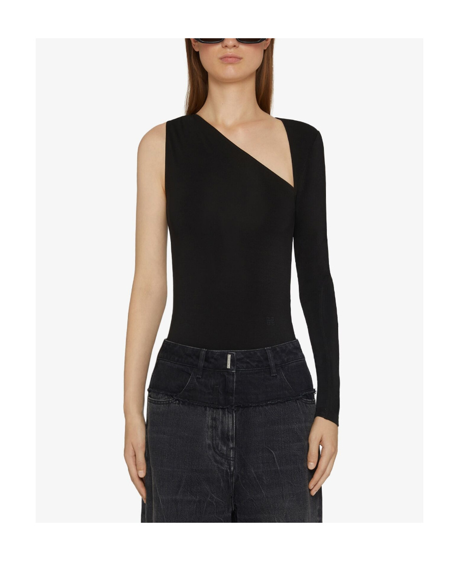 Givenchy One-shoulder Jumpsuit In Black