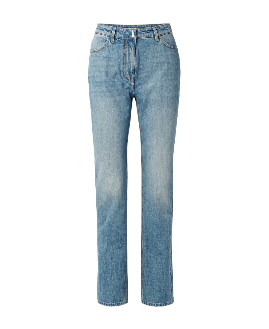 Givenchy High-waisted Jeans In Blue