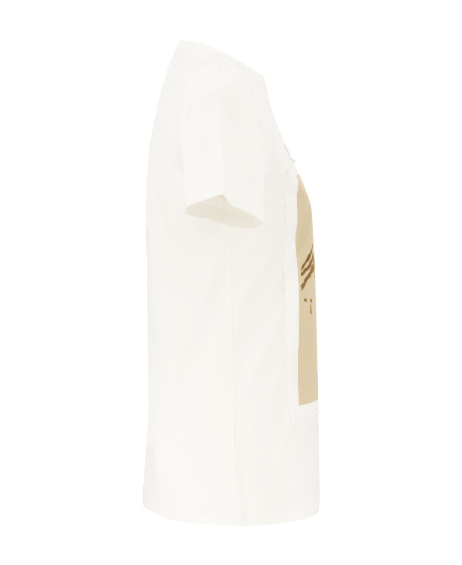 Max Mara Pattern Printed T-shirt In White